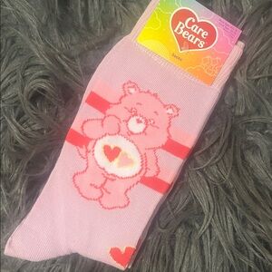Care Bears Pink Heart Socks